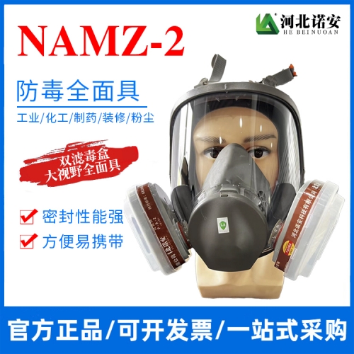 天津NAMZ-2防毒面具 防毒全面具 防护面罩